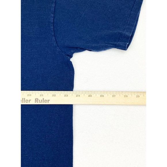 Vintage Large Mouth Bass Fish T-Shirt XL Blue Missouri Single Stitch - Picture 7 of 8